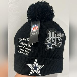 NFL Black Dallas Cowboys Youth Pom Hat